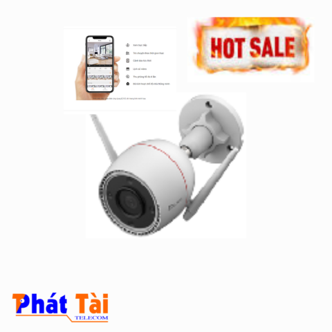 CAMERA  WIFI NGOÀI TRỜI/TRONG NHÀ  (OUTDOOR/INDOOR) -  CS-H3-R100-1H3WKFL(2.8mm)