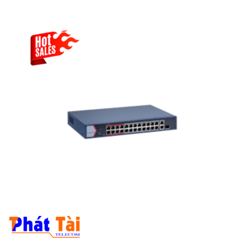 Switch mạng thông minh 24 cổng PoE DS-3E1326P-EI/M