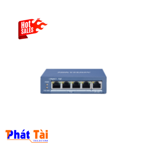 Switch POE GIGABIT 4 cổng PoE 1000Mpbs, 1 cổng uplink 1000Mbps , Layer 2